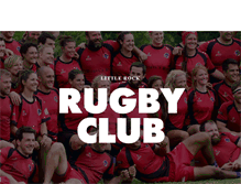 Tablet Screenshot of littlerockrugby.com